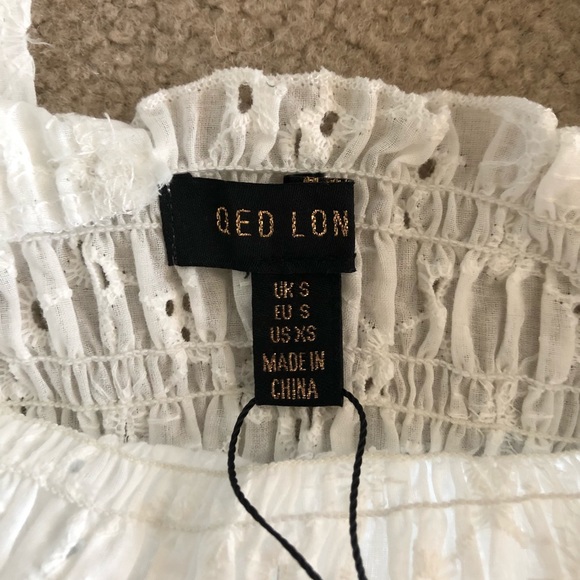 QED London top in white. Size XSmall. - Picture 7 of 8